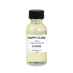 Happy Clink (Men) Body Oil 1 oz Fragrance All Natural Pure Uncut Scent